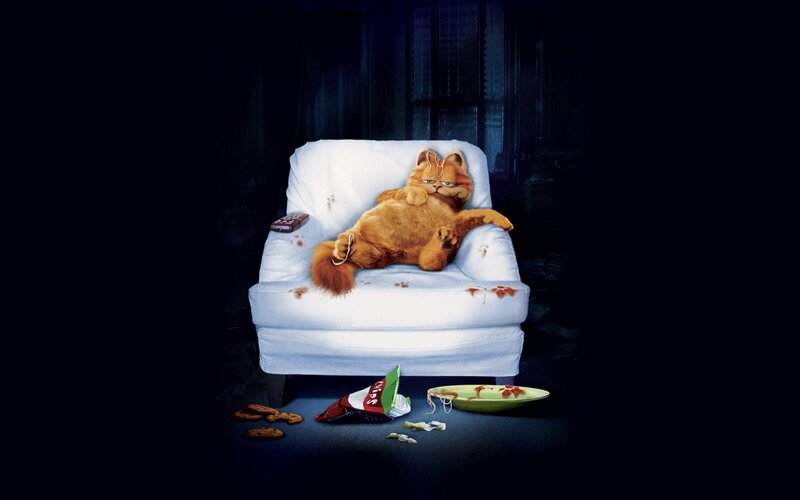Garfield Cat on Chair