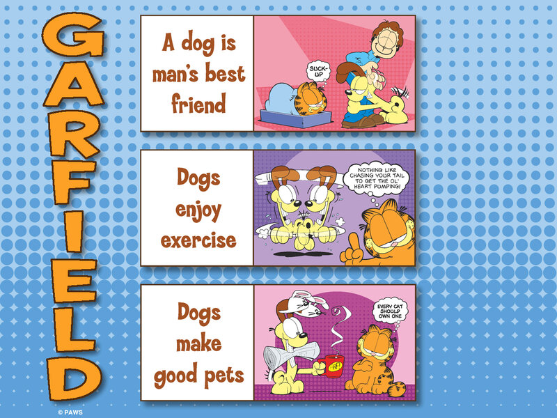 Garfield comic strips about dogs