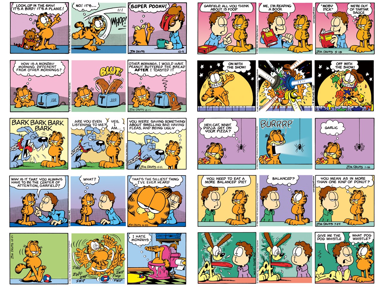 Garfield comic strips collection