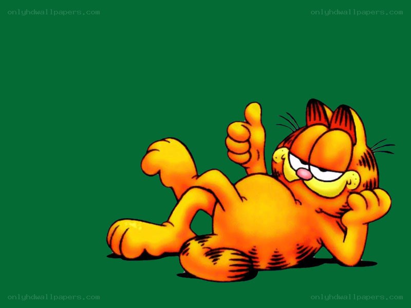 Garfield giving a thumbs-up
