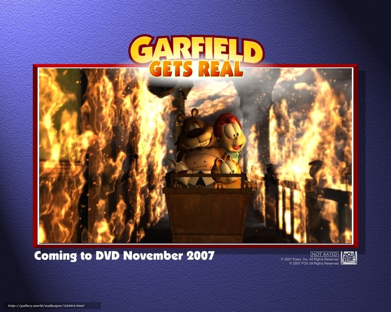 Garfield in a Fire