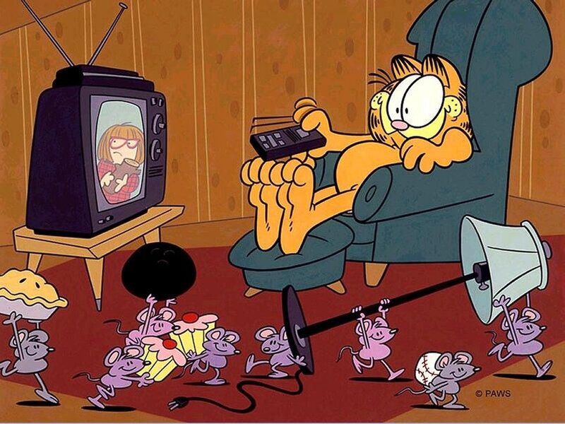 Garfield on a Couch