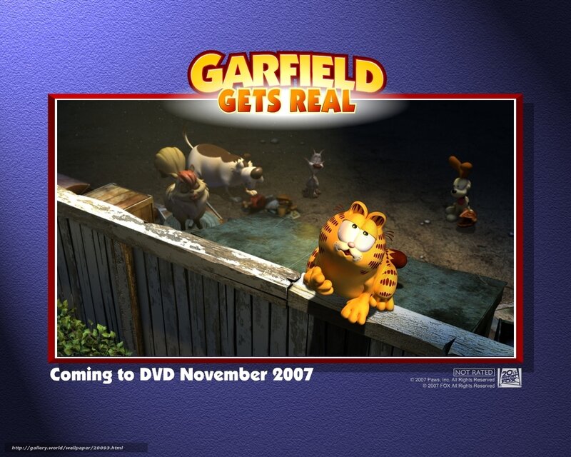 Garfield on a Fence