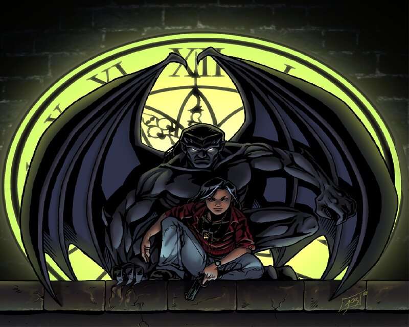 Gargoyle and Girl
