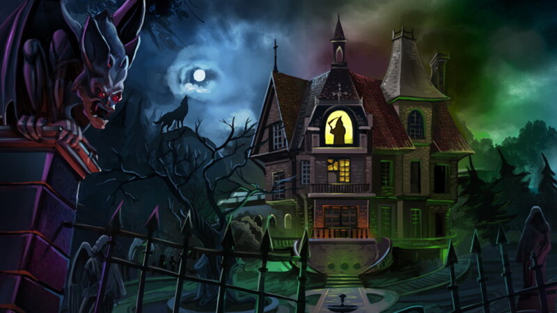 Gargoyle on Haunted House
