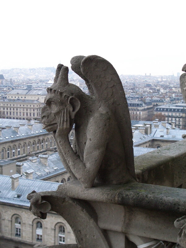 Gargoyle on Notre-Dame