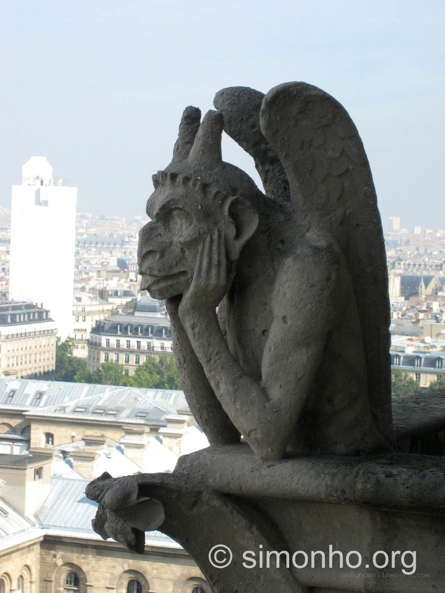 Gargoyle on Notre-Dame