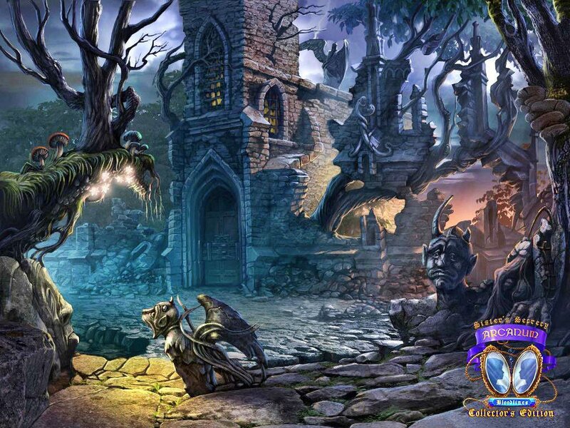 Gargoyle Statue in Ruins