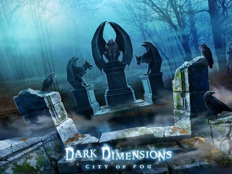 Gargoyle Statues in Fog