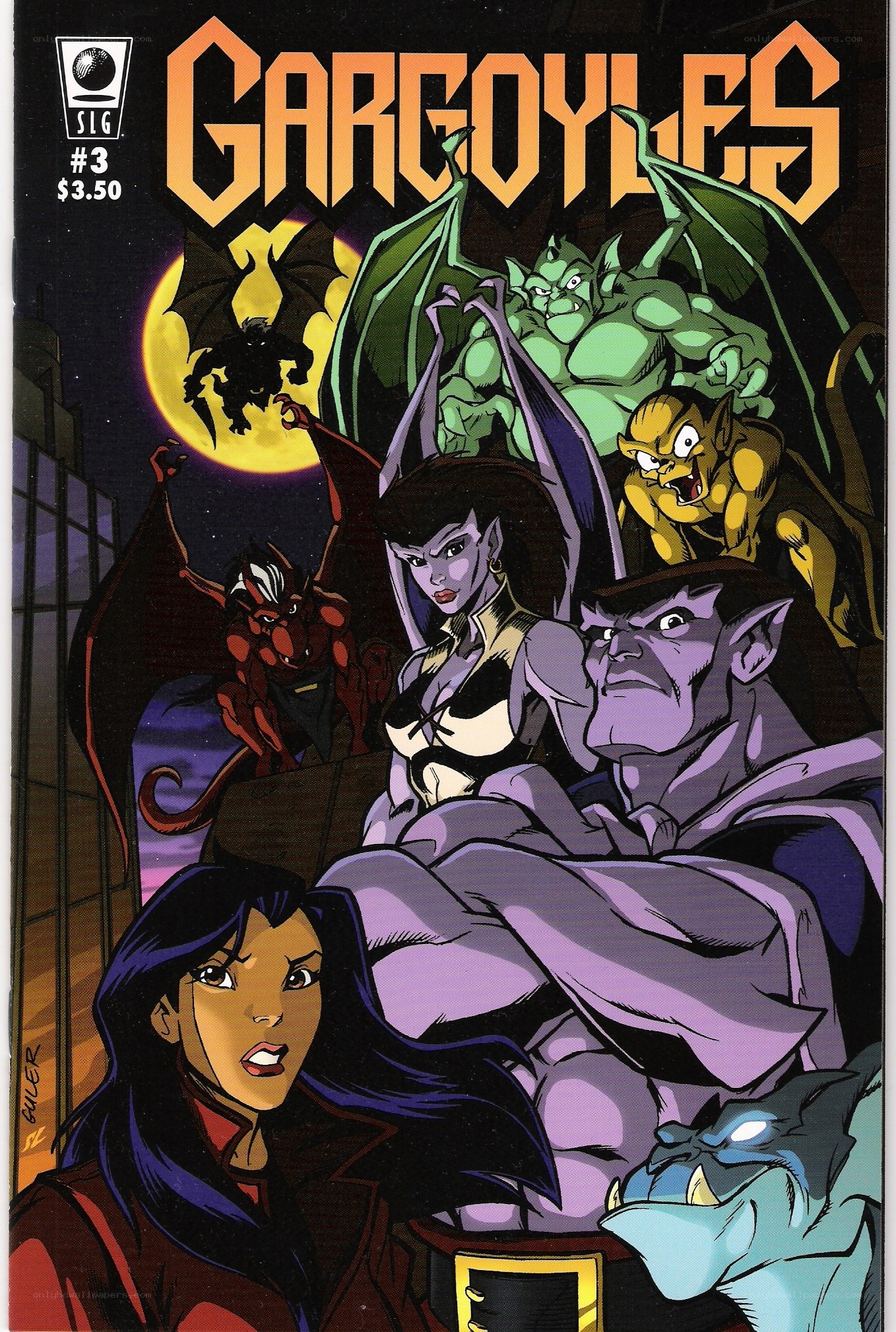 Gargoyles comic book cover