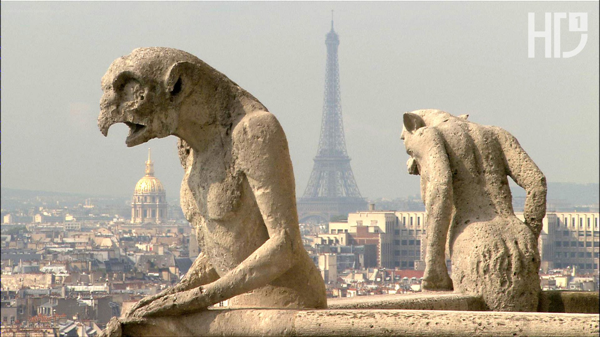 Gargoyles on Notre-Dame