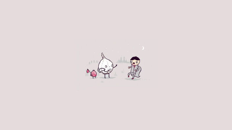 Garlic and Meat Characters