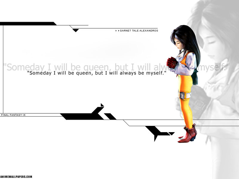 Garnet's quote from Final Fantasy IX