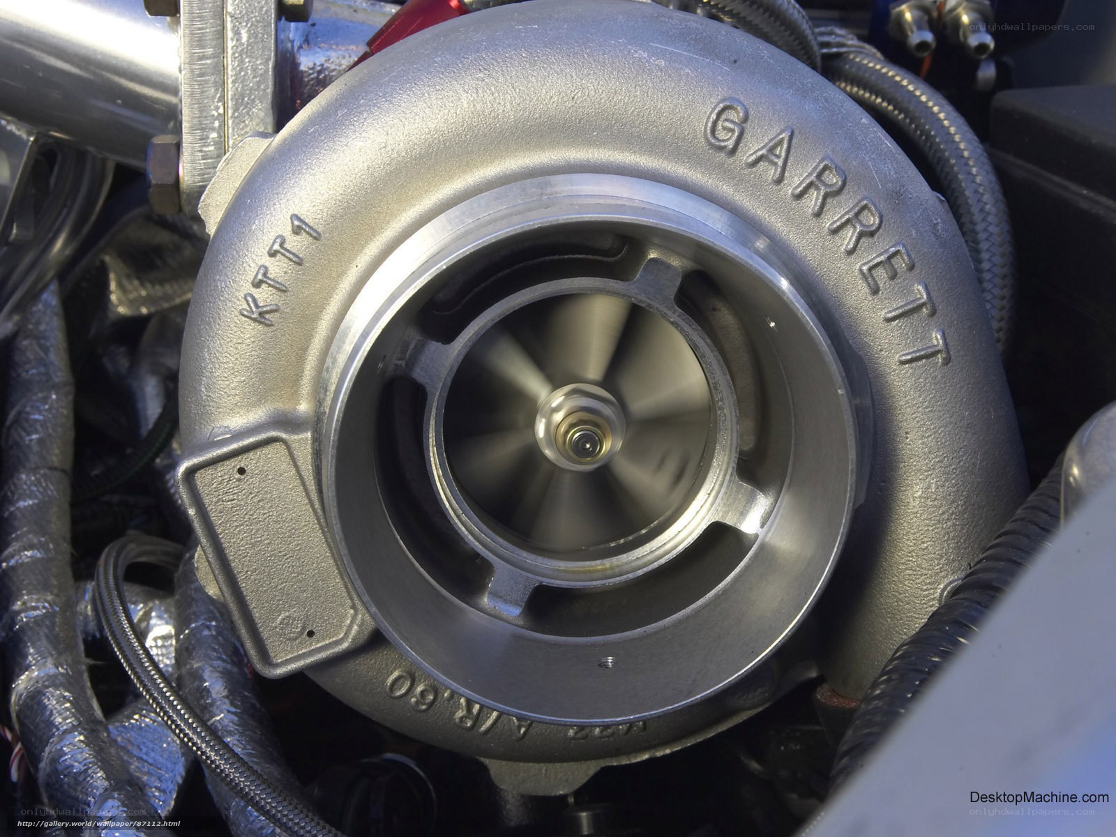 Garrett turbocharger close-up