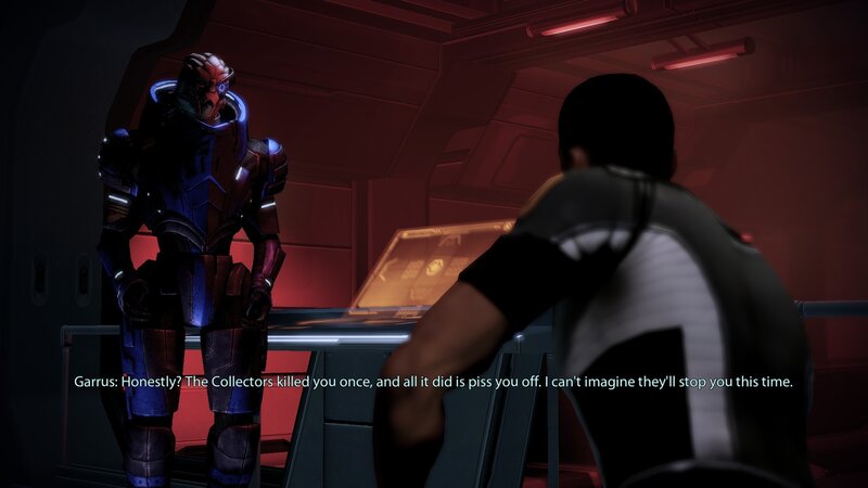 Garrus confronts Shepard