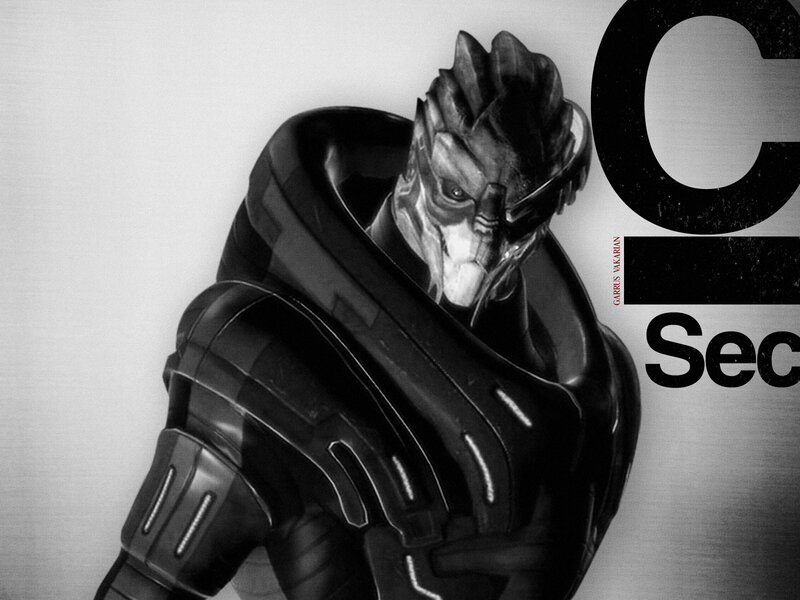 Garrus Vakarian character art