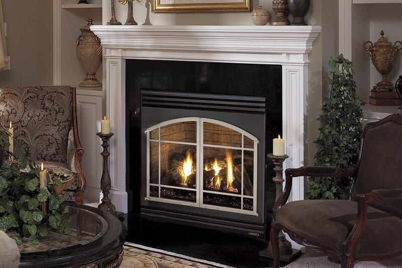 Gas Fireplace in Living Room