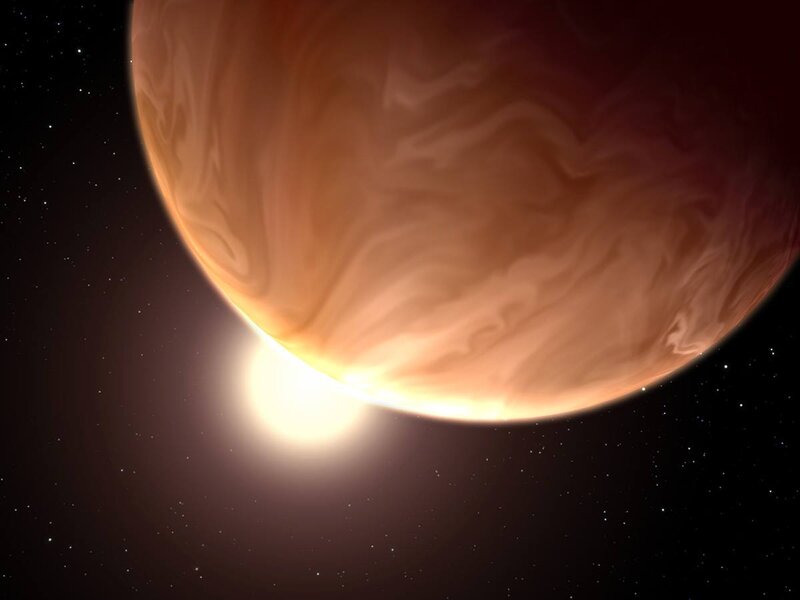 Gas Giant Planet — Brown, Dramatic