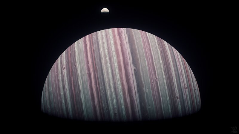 Gas Giant Planet — Purple