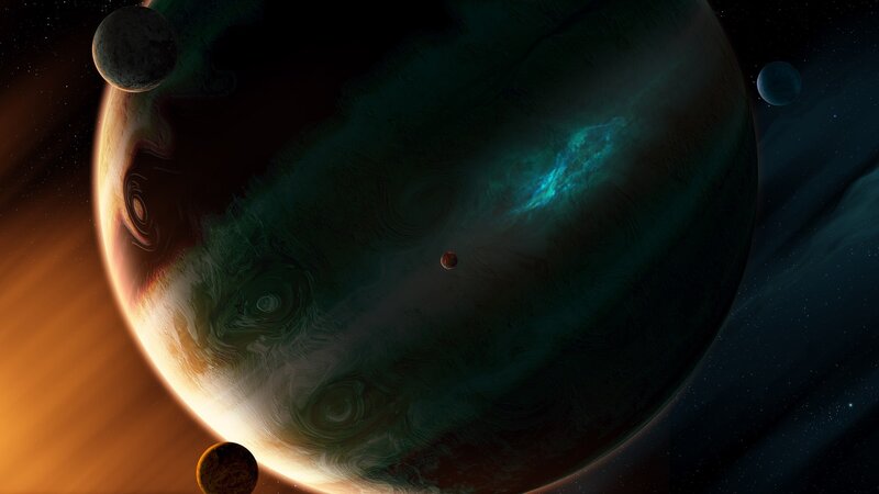 Gas Giant Planet System
