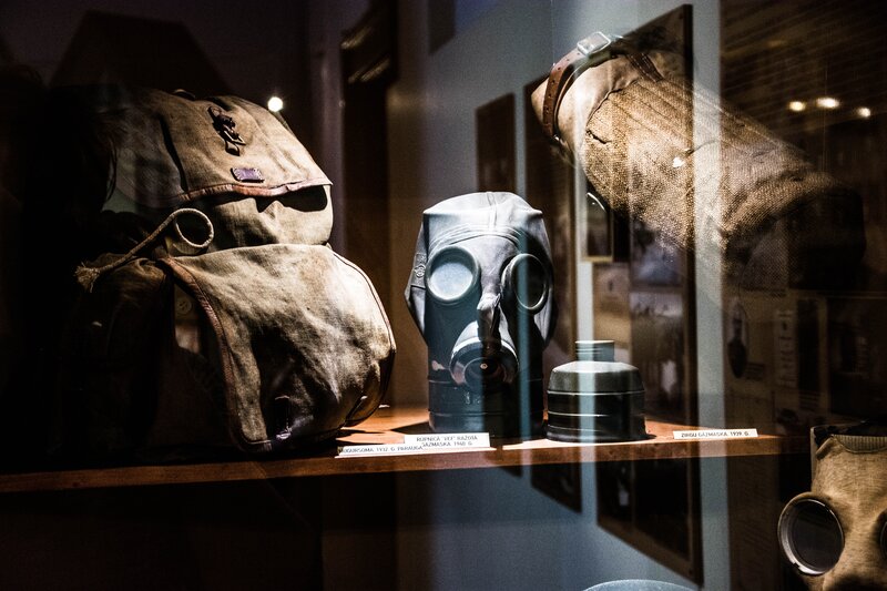Gas Mask and Military Gear