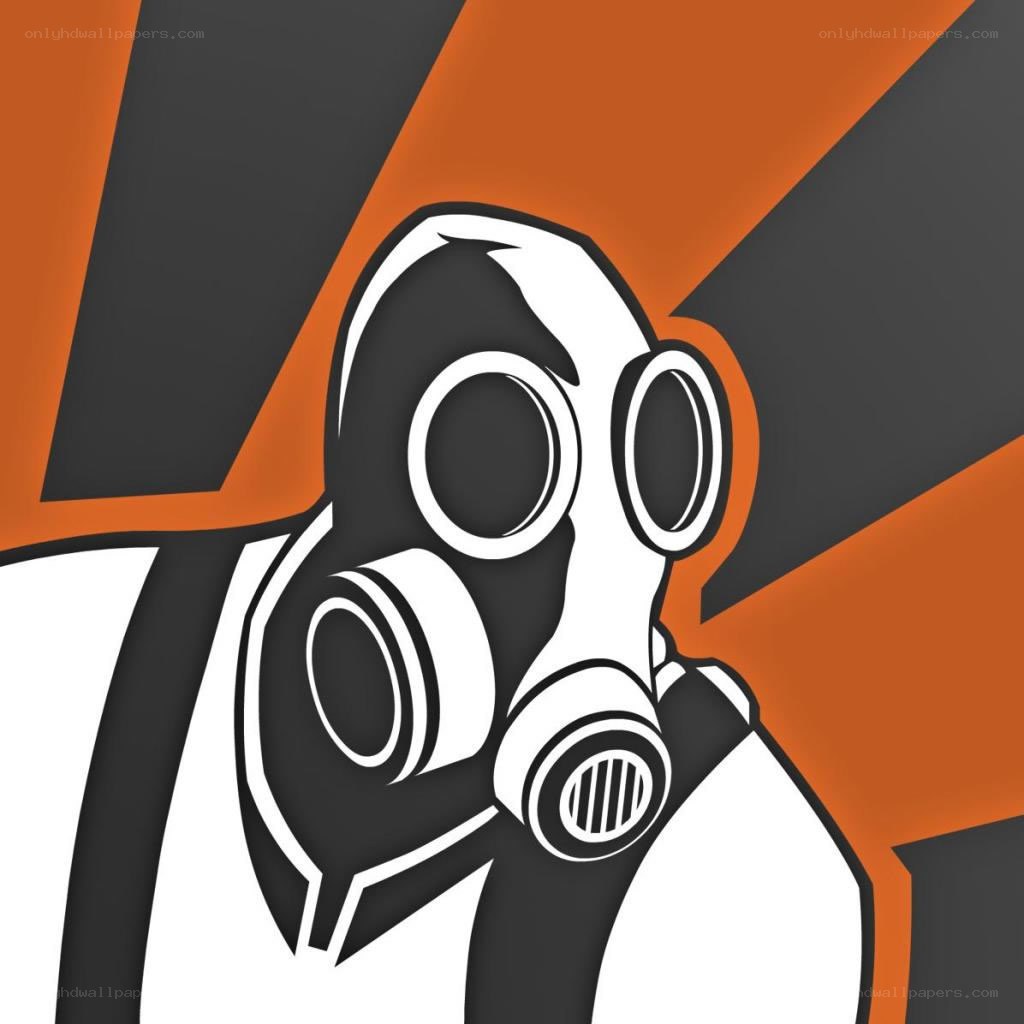 gas mask character illustration