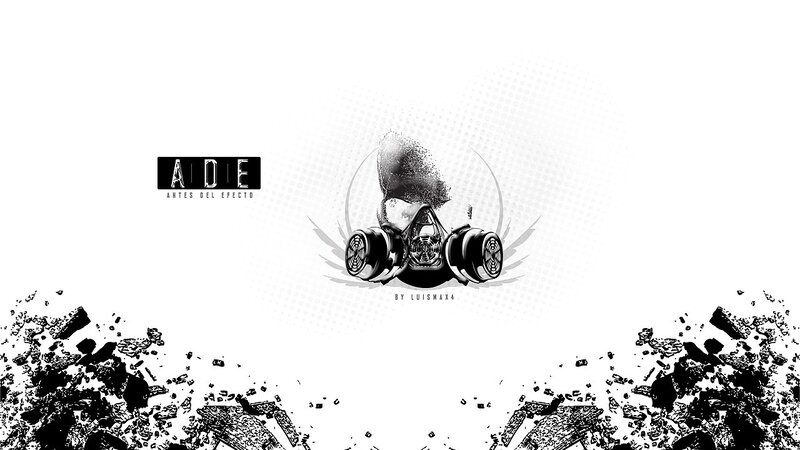 gas mask explosion art