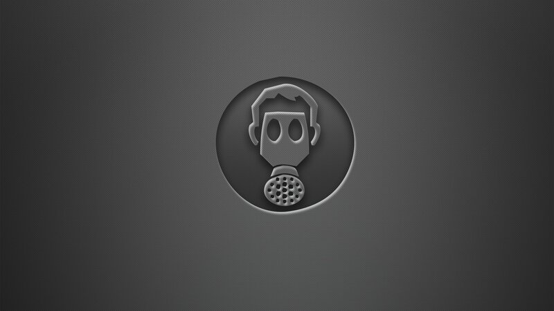 Gas Mask Icon — Gray