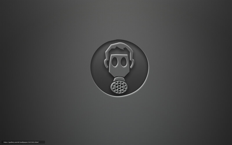 gas mask icon on dark background