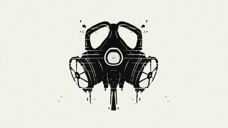 gas mask illustration