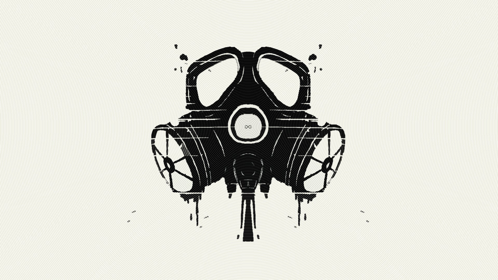 gas mask illustration