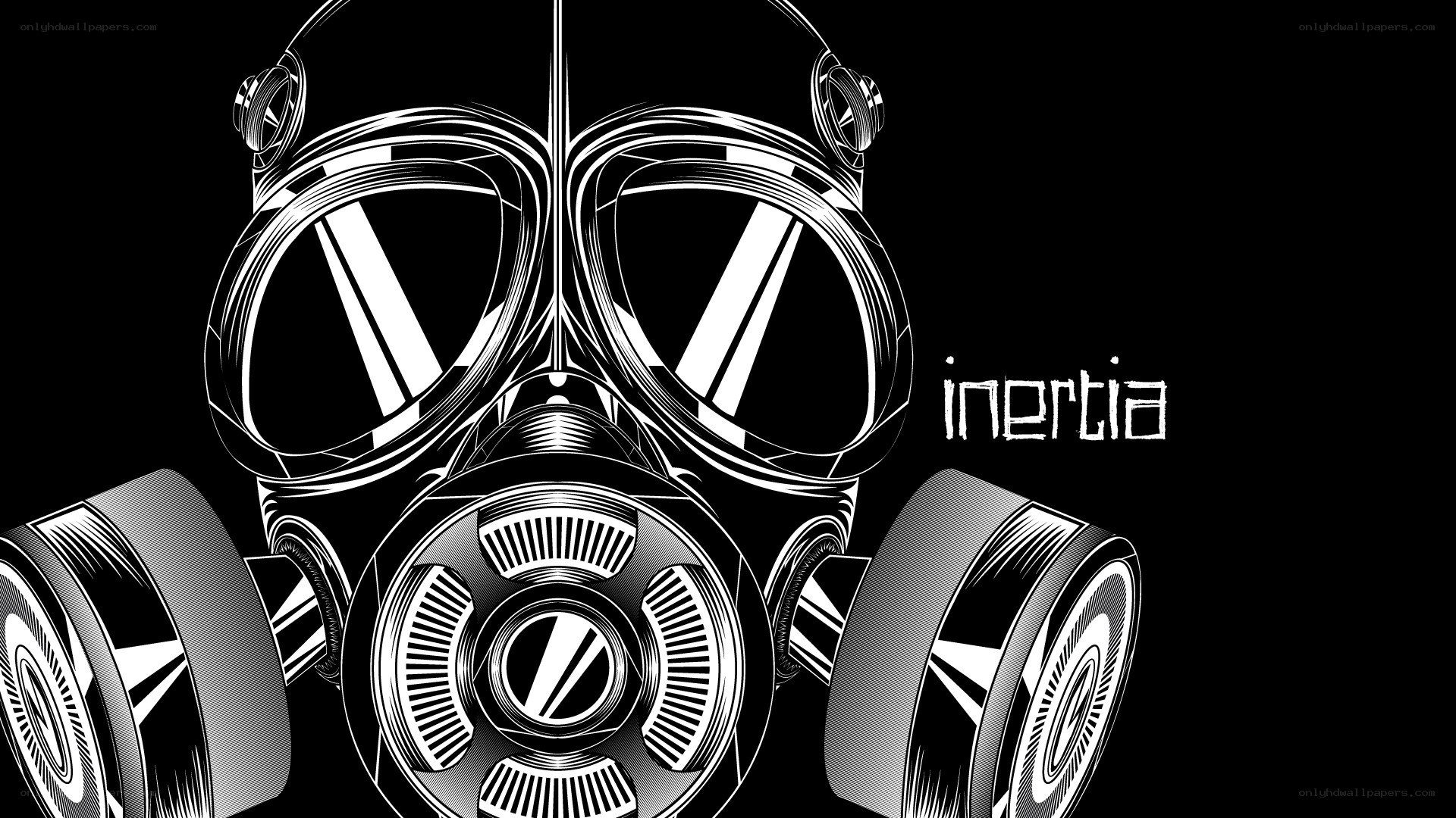 gas mask illustration