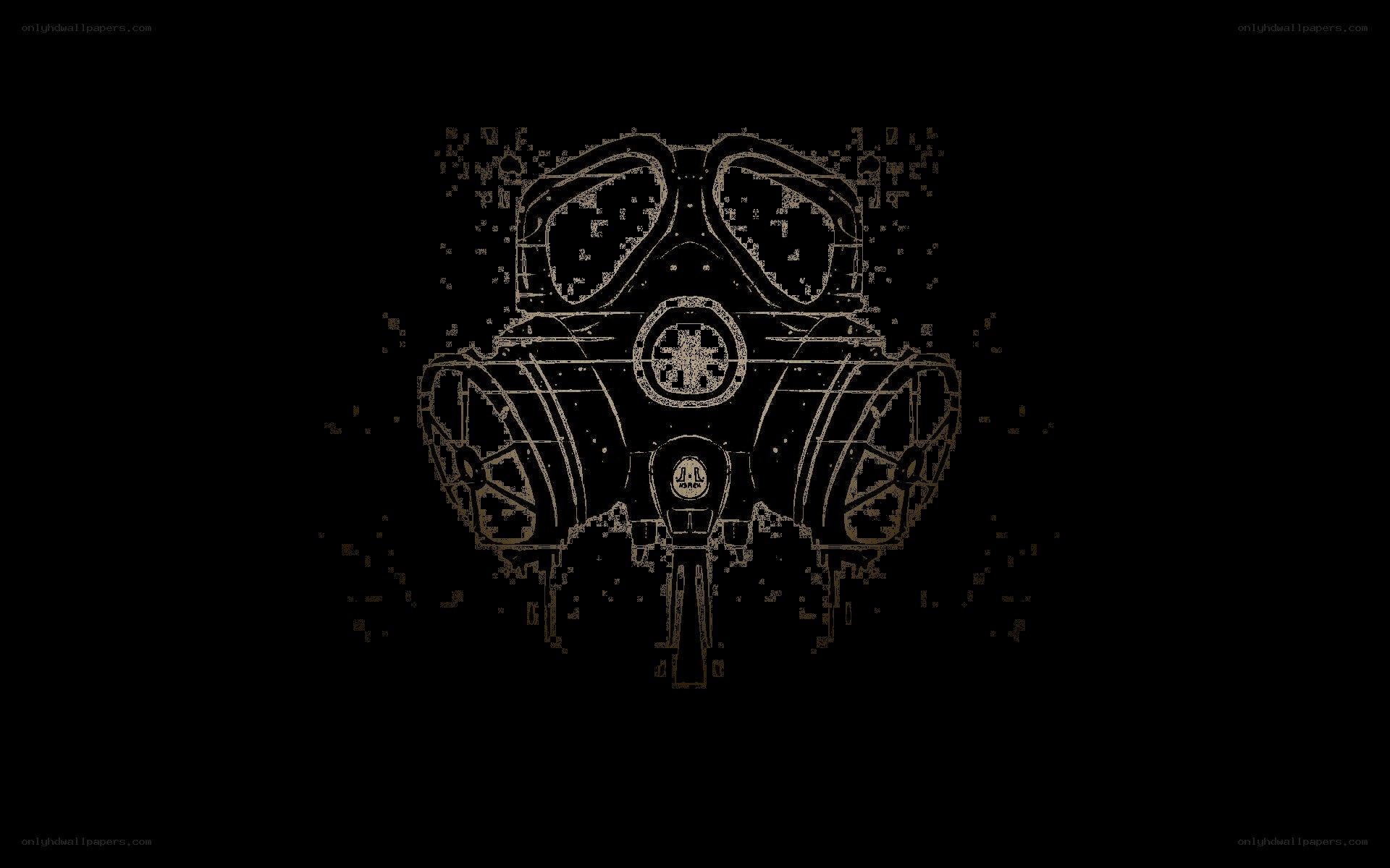 gas mask illustration