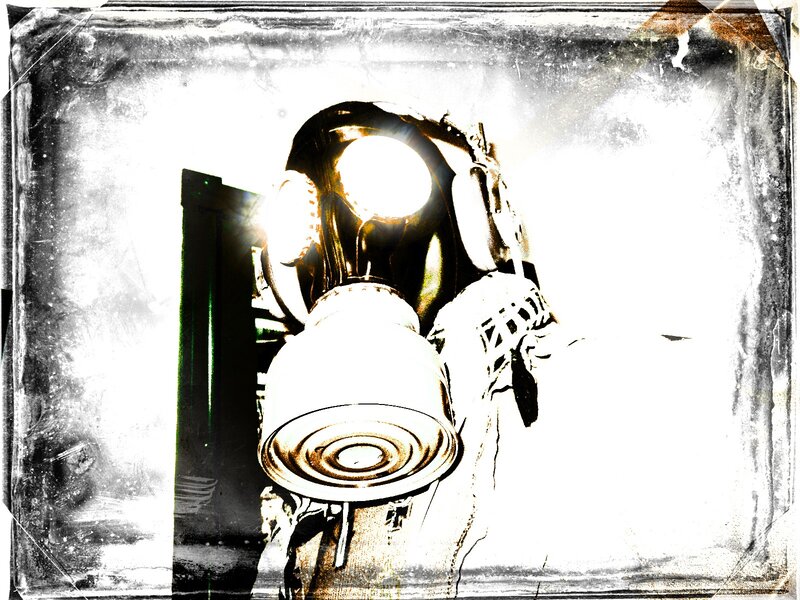 Gas Mask on Mannequin