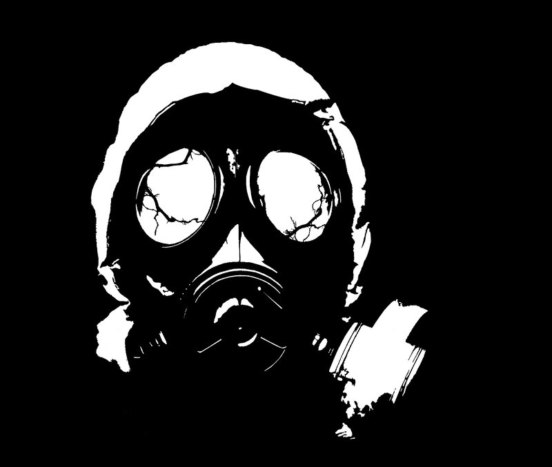 gas mask silhouette