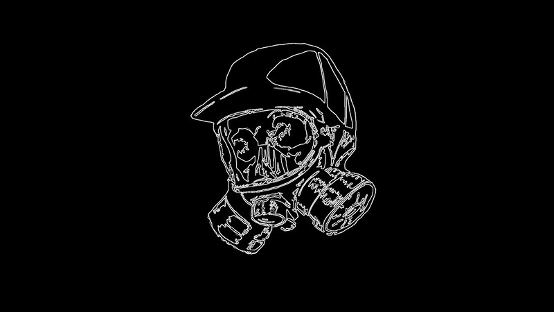 Gas Mask with Cap