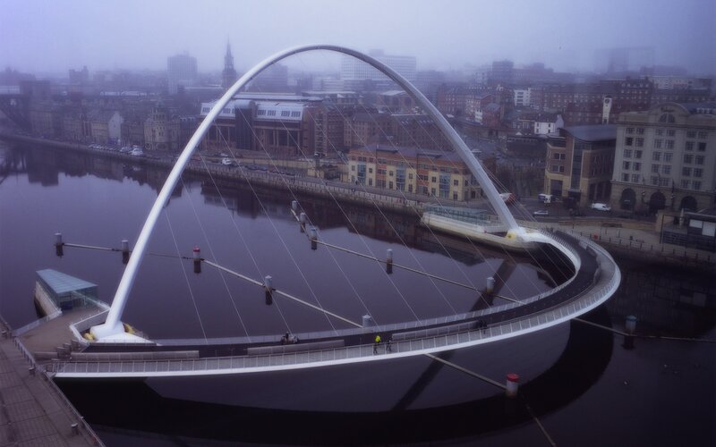 Gateshead Millennium Bridge — Gray
