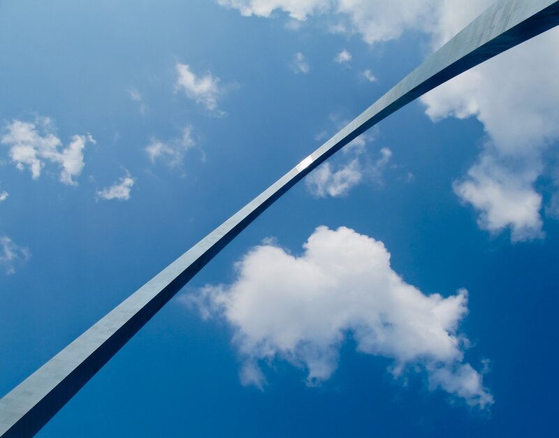 Gateway Arch — Blue