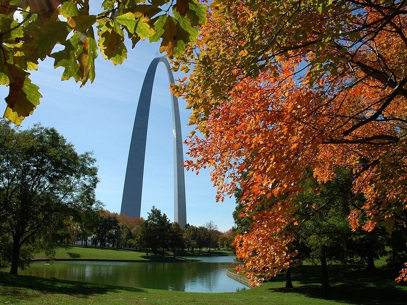 Gateway Arch in Autumn
