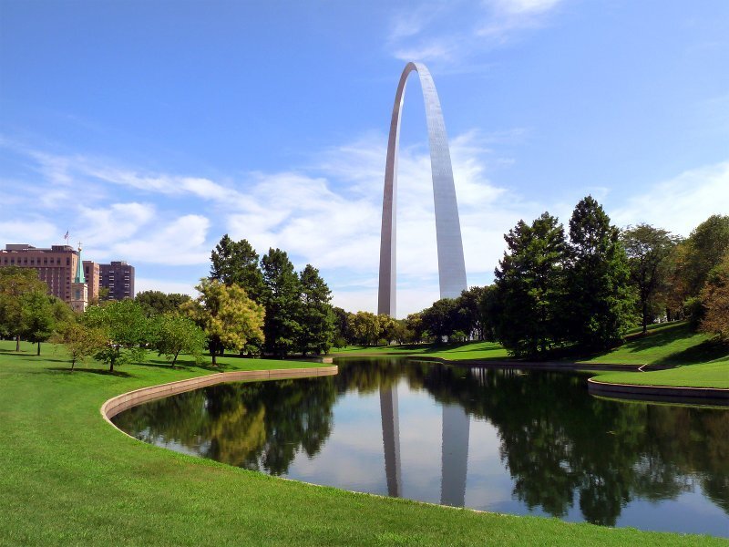 Gateway Arch in Park