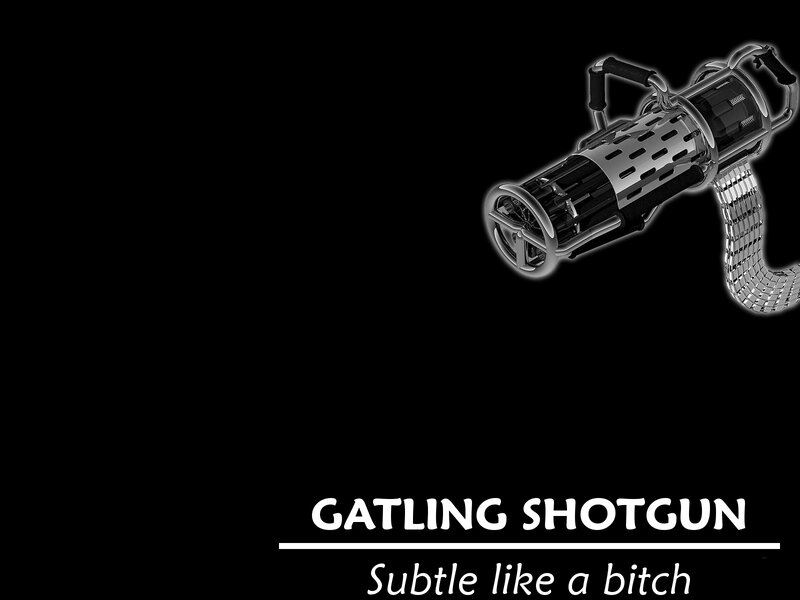 Gatling Shotgun