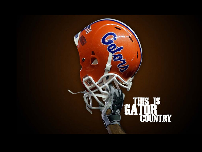Gator Football Helmet