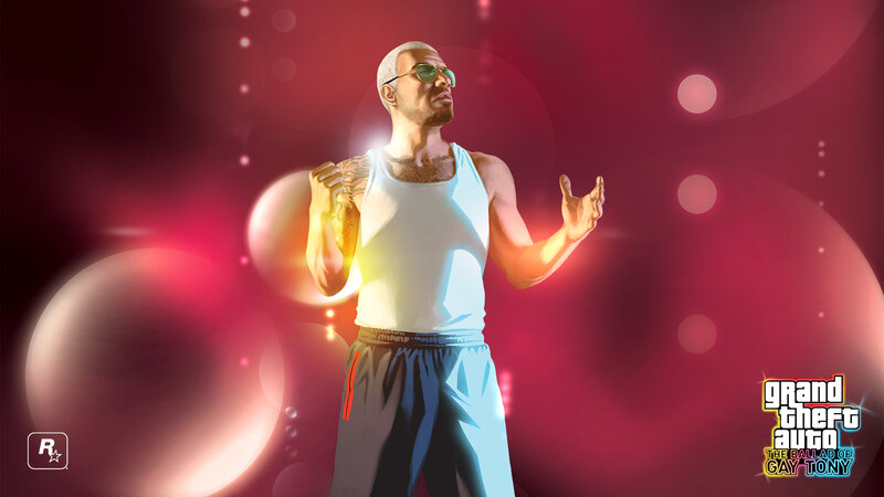 Gay Tony in a tank top