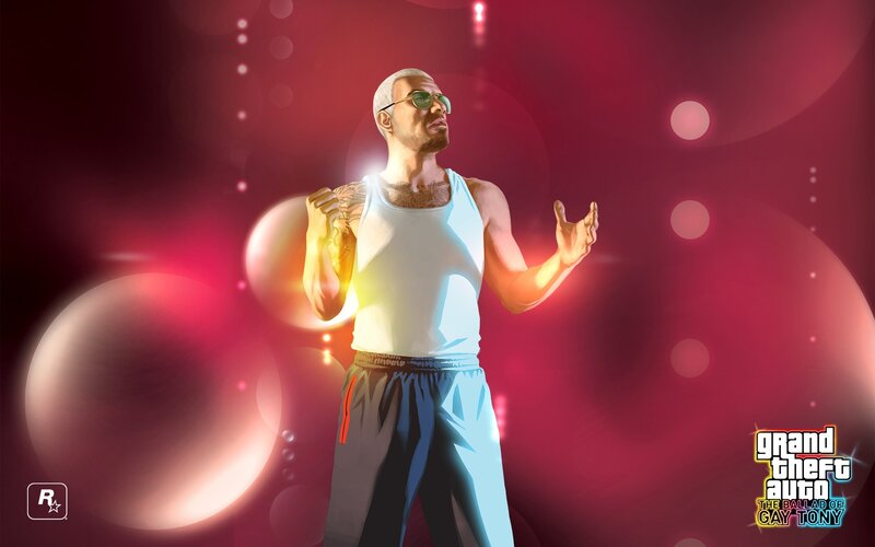 Gay Tony in a tank top