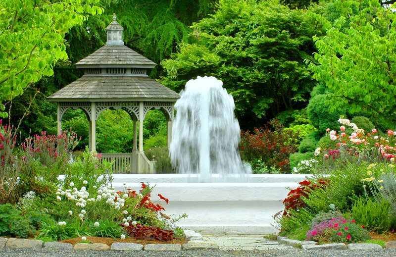 Gazebo and Fountain