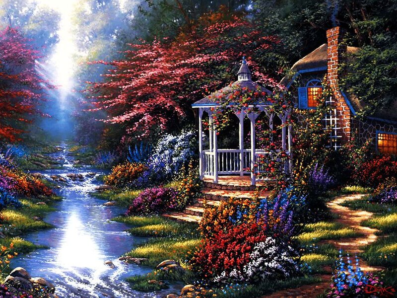 Gazebo by Stream