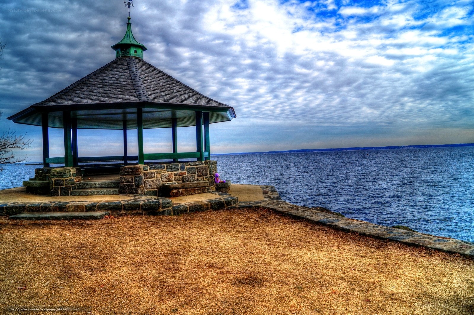 Gazebo by the water