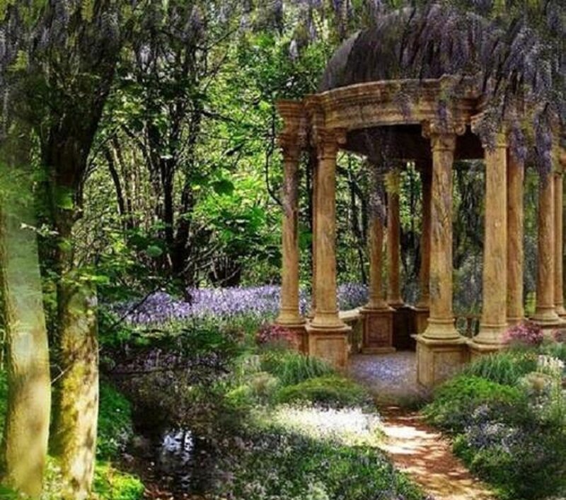 Gazebo in Forest Garden