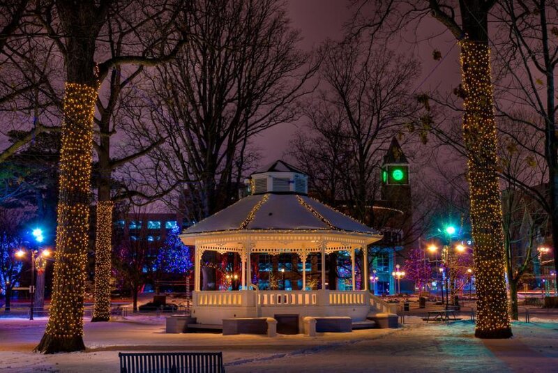 Gazebo in Snow