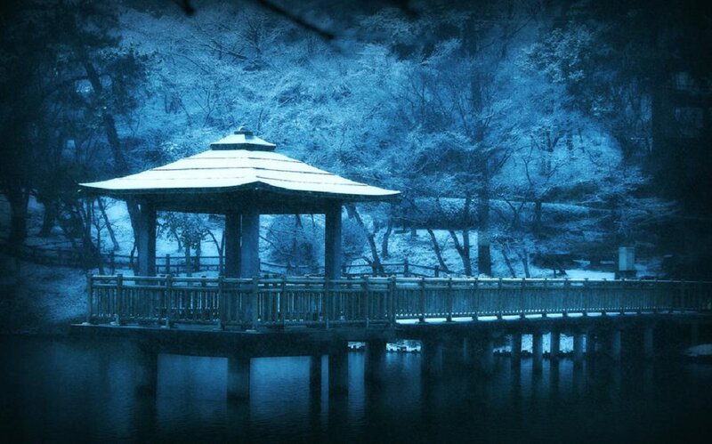 Gazebo on a Bridge